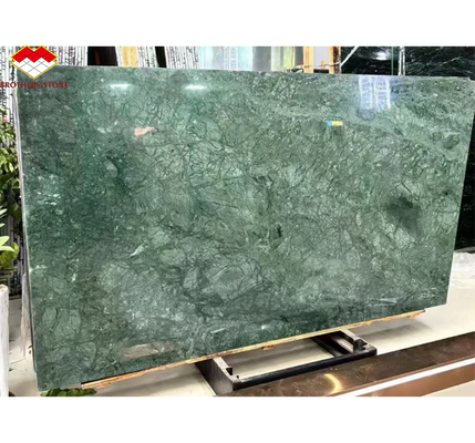 Marmol verde oscuro de calcita para diseño moderno Villa baño fregadero y mesa de comedor