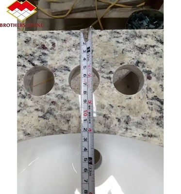 Granito cortado a medida para el baño de lujo del hotel Vanidad piedra natural pulida