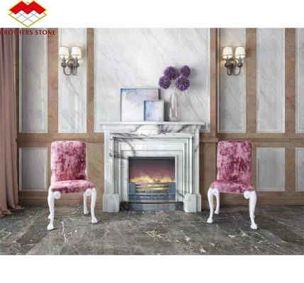 Moderno Mini Manto Artístico Artístico Artístico Arco Francés Nueva York Mármol Interior Perfumado Nieve Ciruela Fuego Rondón