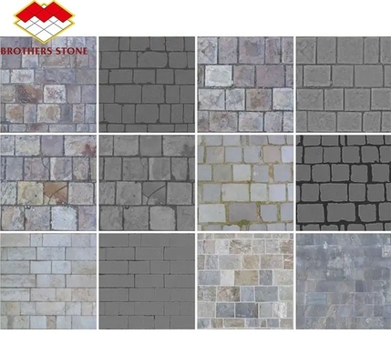 Piedras de pavimento naturales Granito chino cortado a medida para parques modernos al aire libre en Yunfu