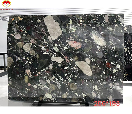 Plantillas Diseño de suelo de pared Hoja de mármol natural con patrón de ágata de Yunfu