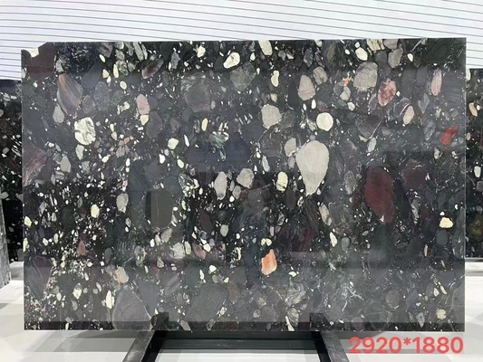 Plantillas Diseño de suelo de pared Hoja de mármol natural con patrón de ágata de Yunfu