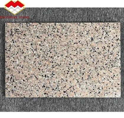 China Moderna Gran Ladilla Granito Ladilla de Piedra Polida Natural Cortada a Su Tamaño Porno Chino Rosa Ladilla de Granito