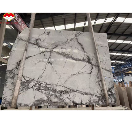 Arabescato pulido Blanco de la losa de mármol italiano para la pared moderna y la mesa redonda