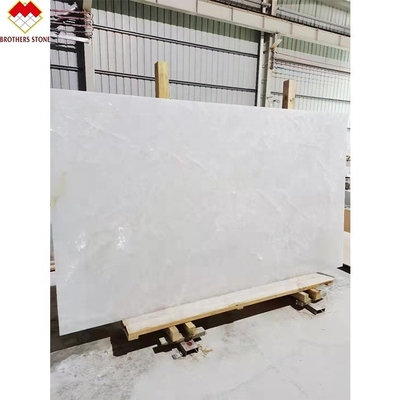Placas de mármol de ónix translúcidas naturales de la Edad de Hielo para paneles de pared con retroiluminación en hoteles