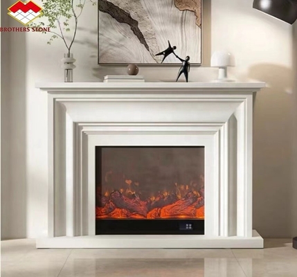Caminas de carbón estilo italiano moderno de mármol Sofitel Caminera de mantel para decoración interior