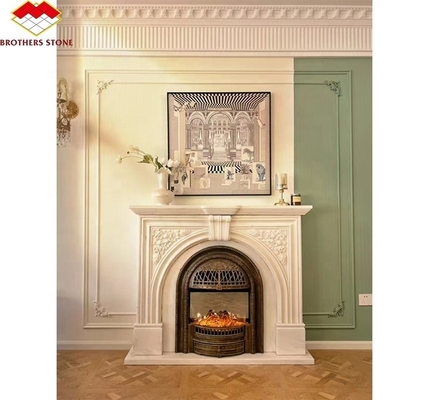 Caminas de carbón estilo italiano moderno de mármol Sofitel Caminera de mantel para decoración interior