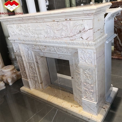 Caminas de carbón estilo italiano moderno de mármol Sofitel Caminera de mantel para decoración interior