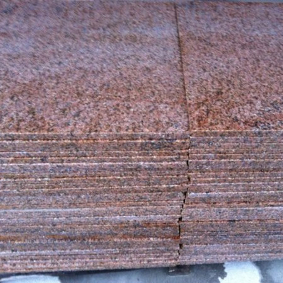 Las tejas rojas ultra grandes de la piedra del granito G562, cuarto de baño del granito tejan textura dura
