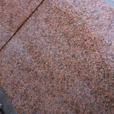 Las tejas rojas ultra grandes de la piedra del granito G562, cuarto de baño del granito tejan textura dura