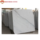 La piedra de mármol blanca teja las losas para los proyectos de gama alta del chalet del hotel