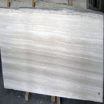 Mármol de madera de piedra natural del gris del grano de la nueva moda