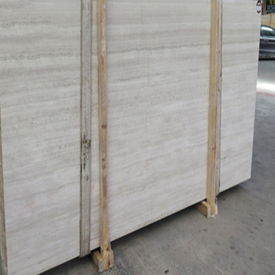 Mármol de madera de piedra natural del gris del grano de la nueva moda