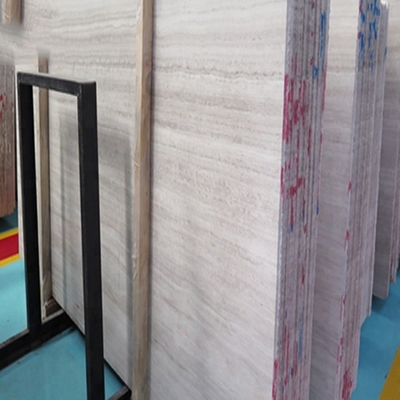 Mármol de madera de piedra natural del gris del grano de la nueva moda