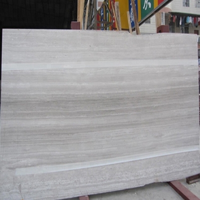 Mármol de madera de piedra natural del gris del grano de la nueva moda