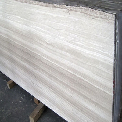 Mármol de madera de piedra natural del gris del grano de la nueva moda