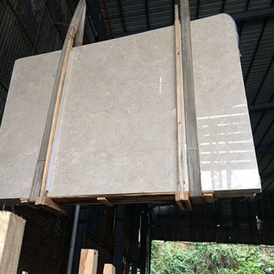 Losa de piedra de mármol beige de Ultraman del tamaño de encargo con la longitud de los 250-280cm