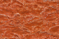Uso modificado para requisitos particulares del revestimiento de la pared exterior de la teja de la piedra del mármol del rojo anaranjado del tamaño