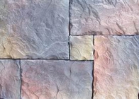 Los paneles de pared decorativos grabados en relieve exterior ladrillo global de piedra exterior artificial rojo del blanco de la pizarra de la repisa del castillo del falso