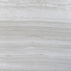 Mármol de madera blanco modificado para requisitos particulares de la vena de la densidad 30m m de la talla 2,6