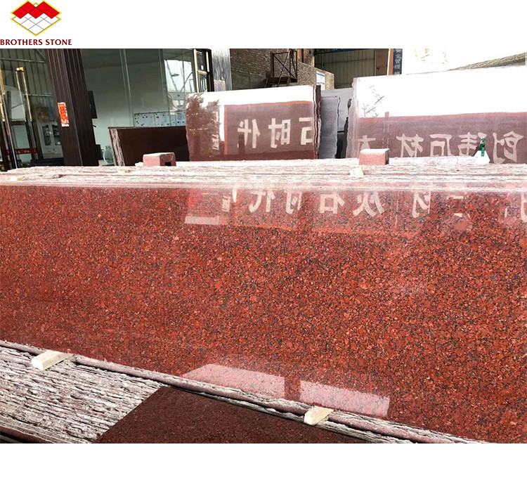 Modern India Losas de granito rojo para la pared exterior interior, piedras y el marco de la puerta