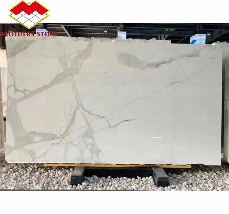Decoración del hogar Vientre de pez moderno Láminas de piedra de mármol blanco para salón y azulejos de suelo