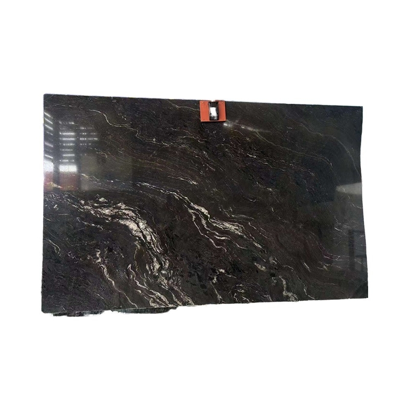 Grano de granito cósmico negro Gucci pulido de Brasil para cocina y baño modernos