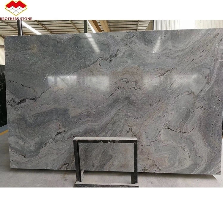 Tablas de piedra natural de granito azul cortadas a medida para paneles de pared en el hogar y la mesa de comedor